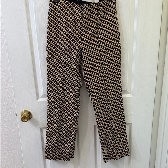 Maeve Pants - Anthropology Stylish Black and Tan Women's Pants